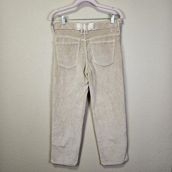 We The Free People Revolve Risk Taker Cord Jeans Corduroy Birch Beige 29 ALTERED - Picture 14 of 15